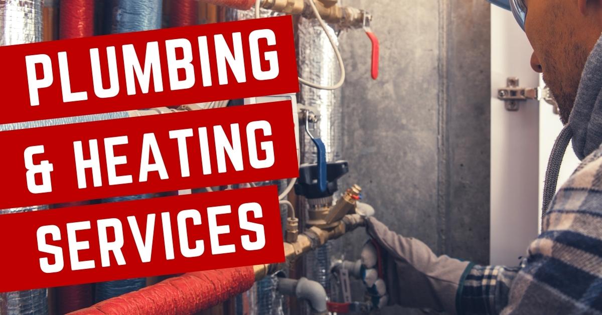 common plumbing and heating services
